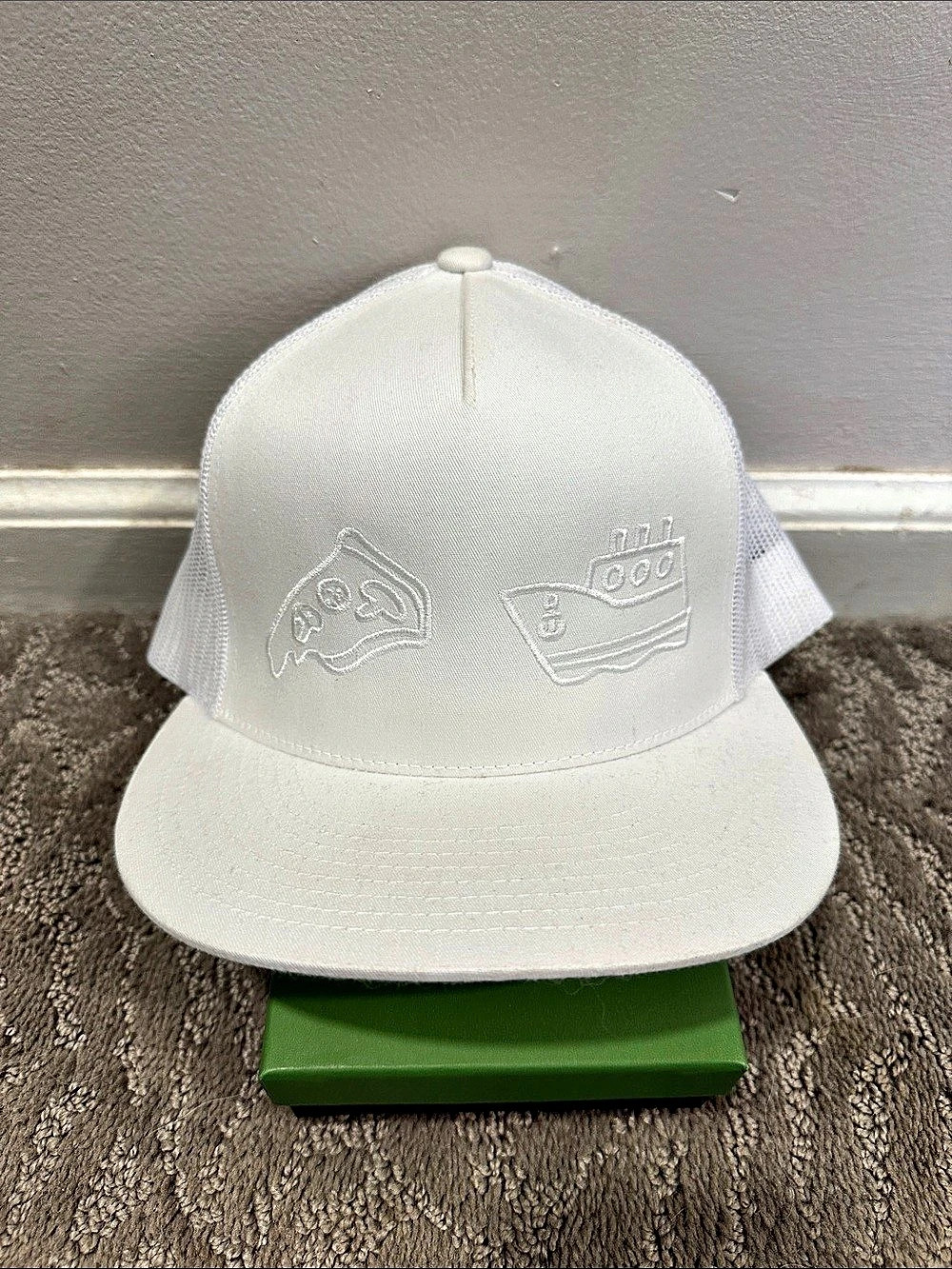 The Classics White Mesh Trucker Hat Like New